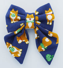 Load image into Gallery viewer, SHIBA INU BLUE BOWTIE