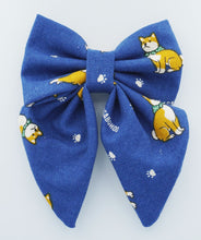 Load image into Gallery viewer, SHIBA INU BLUE BOWTIE