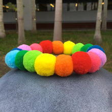 Load image into Gallery viewer, POMPOM NECKLACE - Rainbow