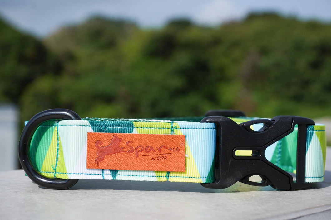 GREENE DOG COLLAR - 2.5cm