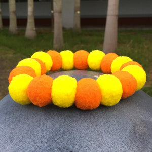 波波頸帶 HAPPY SUNSHINE - POMPOM NECKLACE