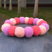 將圖片載入圖庫檢視器 波波頸帶 LAVENDER PINK - POMPOM NECKLACE
