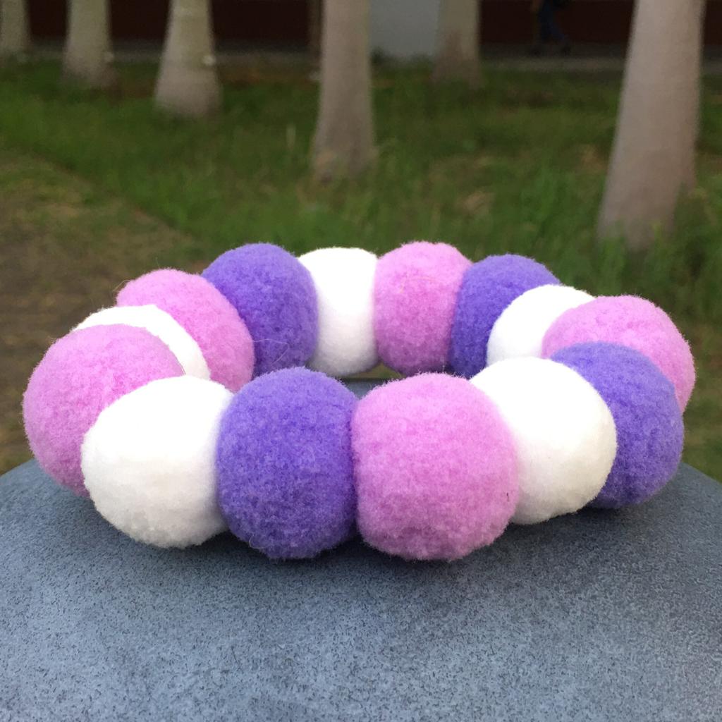 波波頸帶 LAVENDER LOVER - POMPOM NECKLACE