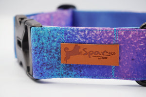 BLUE SAND DOG COLLAR - 3.8cm