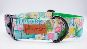 FLAMINGO DOG COLLAR - 3.8cm